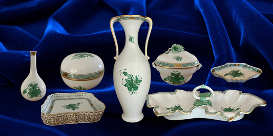 The Timeless Elegance of Herend Apponyi Green: The Story Behind the Chinese Bouquet Pattern