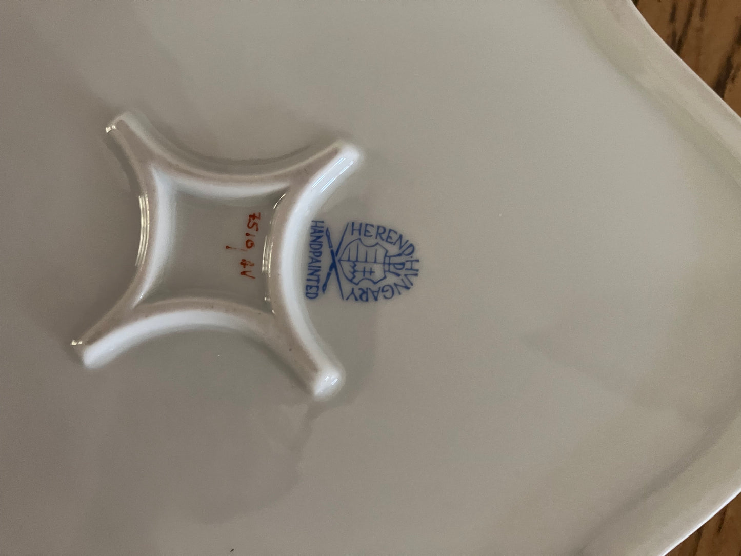 Vintage Herend “Apponyi Flowers” Candy Dish – Hand Painted Porcelain, 24K Gold Accents