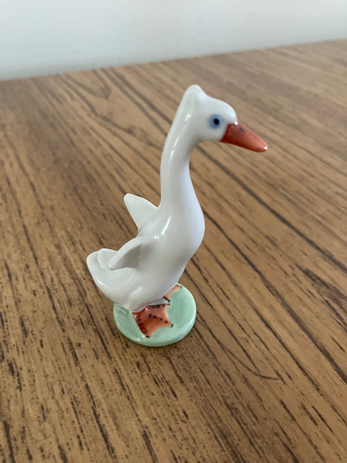 Herend Hungary Porcelain White Goose Figurine – 3"
