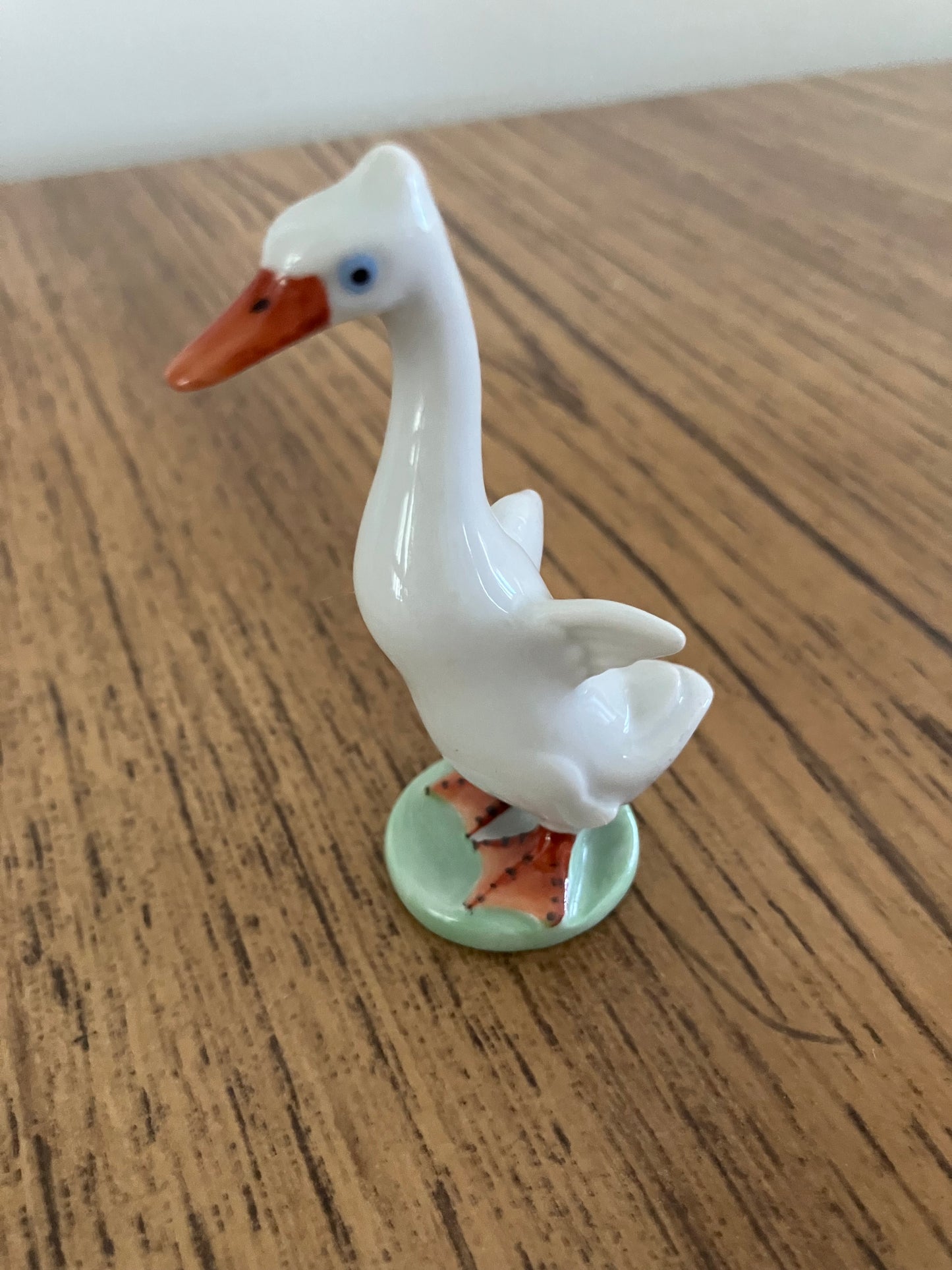 Herend Hungary Porcelain White Goose Figurine – 3"